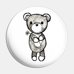 Adorable Teddy Bear Pin