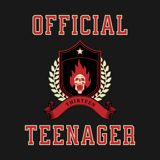 Official Teenager Skull Tee by little osaka shop