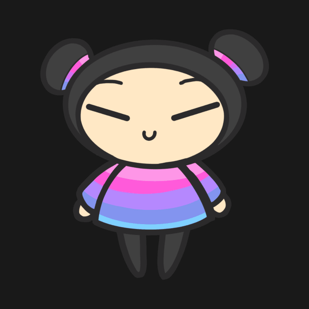 Vaporwave Pucca by aishiiart