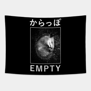 Karappo - Empty Opossum Tapestry