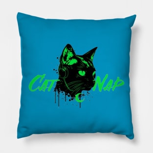 Cat Nap Moon Pillow