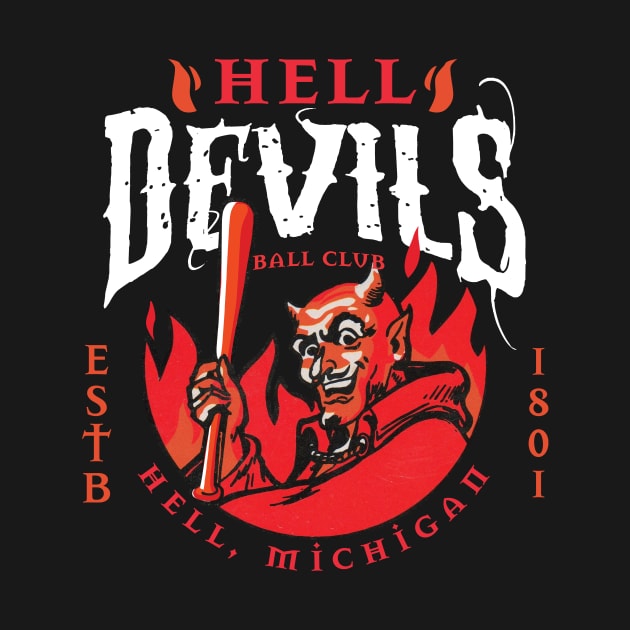 Hell Michigan Devils by MindsparkCreative