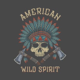 American Heritage Indian wild spirit T-Shirt