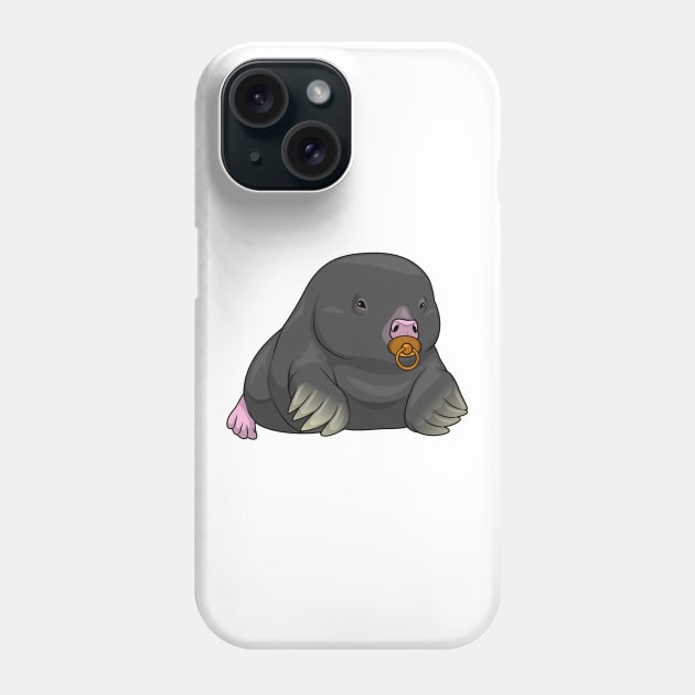 Mole Pacifier Phone Case by Markus Schnabel