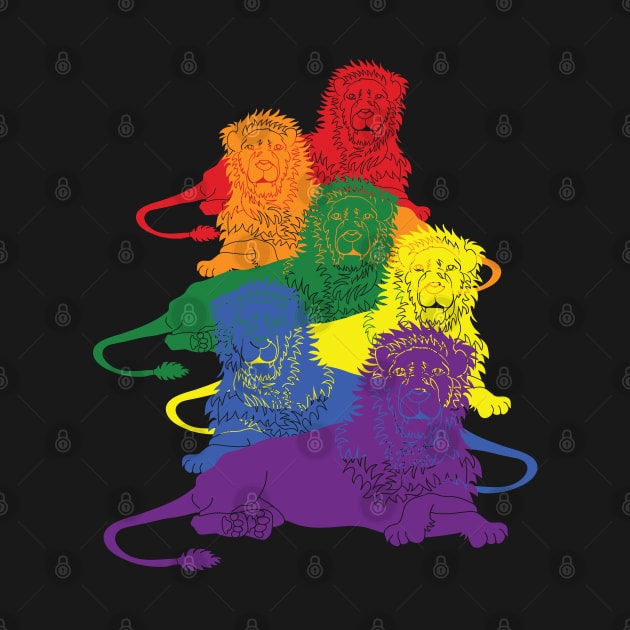 LGBT Gay Pride Lions 2 by atomguy