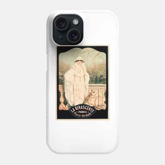 LA RINASCENTE Italy Padova Vintage Departmental Store Advertisement Phone Case by vintageposters