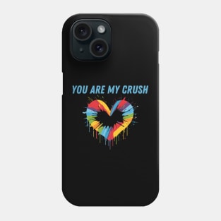 You Are My Crush, valentines day, minimalistic, LGBT Phone Case