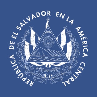 Republica de El Salvador - Escudo de El Salvador T-Shirt