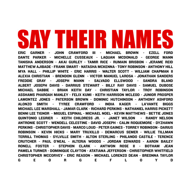 say their names by sigma-d