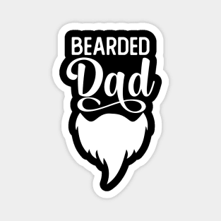 Bearded Dad Gift Fathers Day Dad Beards Lovers Gift Magnet