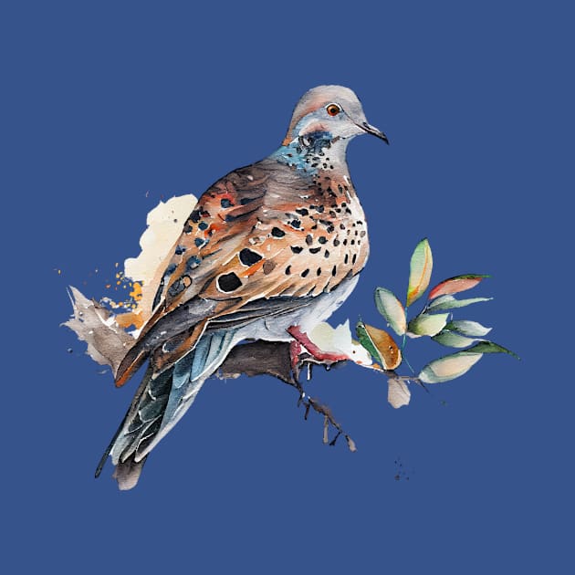 Turtle Dove Watercolor 7.0 by CreativeDesignsx