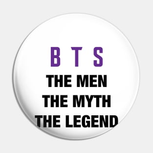 BTS the men myth legend Pin