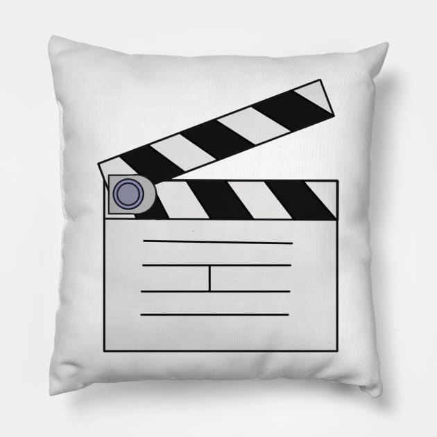 Clapperboard Pillow by DiegoCarvalho