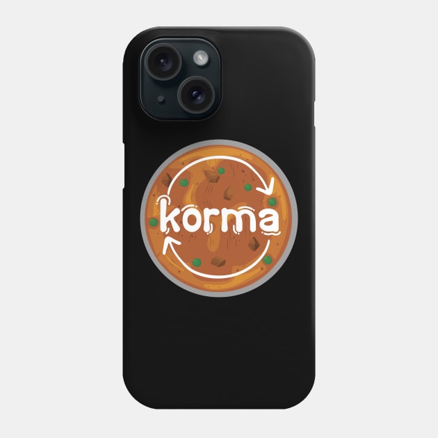 Instant Korma or Instant Karma Funny India Pakistan Food design Phone Case by alltheprints