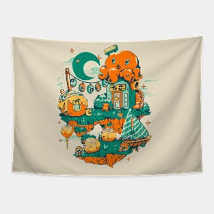 Takoyaki Island Tapestry