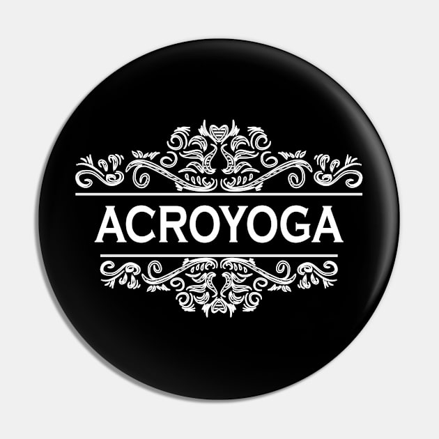 Acroyoga Pin by Shop Ovov