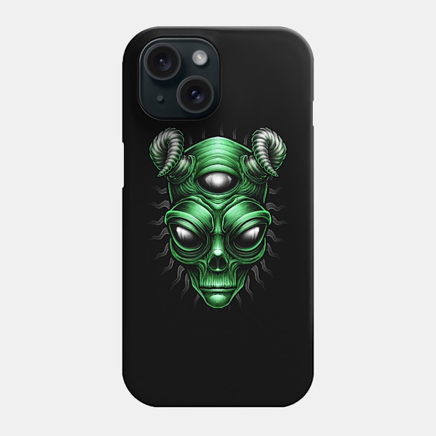 Demon  alien Phone Case by Winya