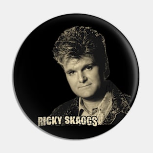 The Ricky Skaggs Art drawing Pin