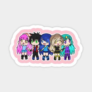 Itsfunneh Magnets Teepublic - 1 kid roblox family itsfunneh