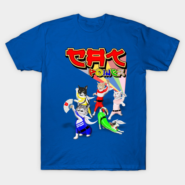 Cat Power Cat Power Super Sentai 5 Five Collor Re T Shirt