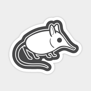 Elephant shrew minimalist design Magnet