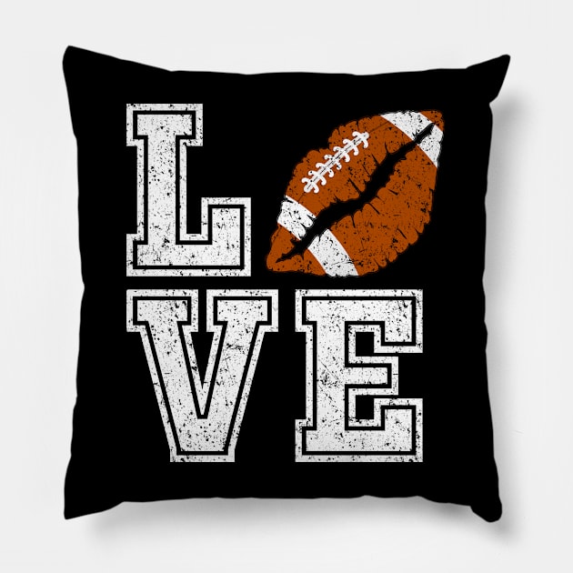 Love Football Pillow by Malame