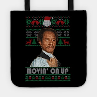 Ugly Christmas The Jeffersons - Movin On Up Tote