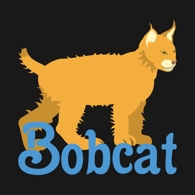 Beautiful Bobcat Wild Animal Design by evisionarts