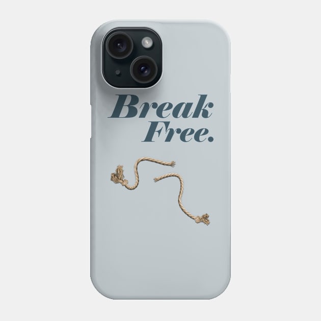 Break Free Phone Case by Scrabbly Doodles