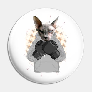 Boxing | Sphynx cat Pin