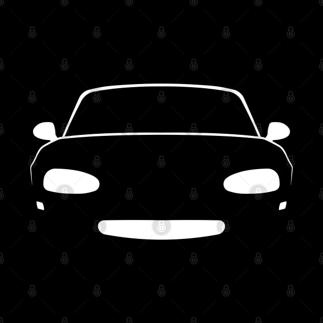 Mazda MX-5 Miata (NB) Face by Car-Silhouettes