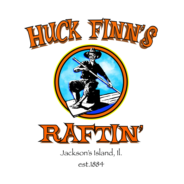 Huck Finn's Raftin' by Retro-Matic