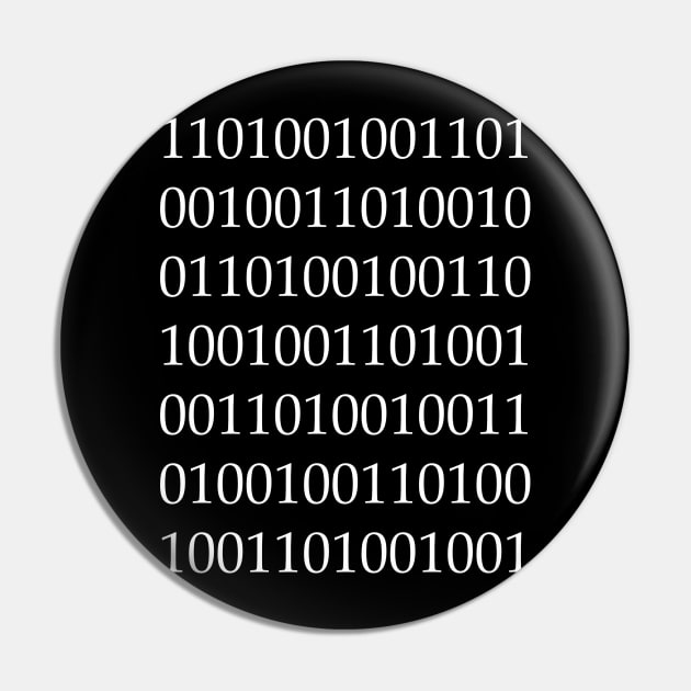 Binary Pin by Water Boy