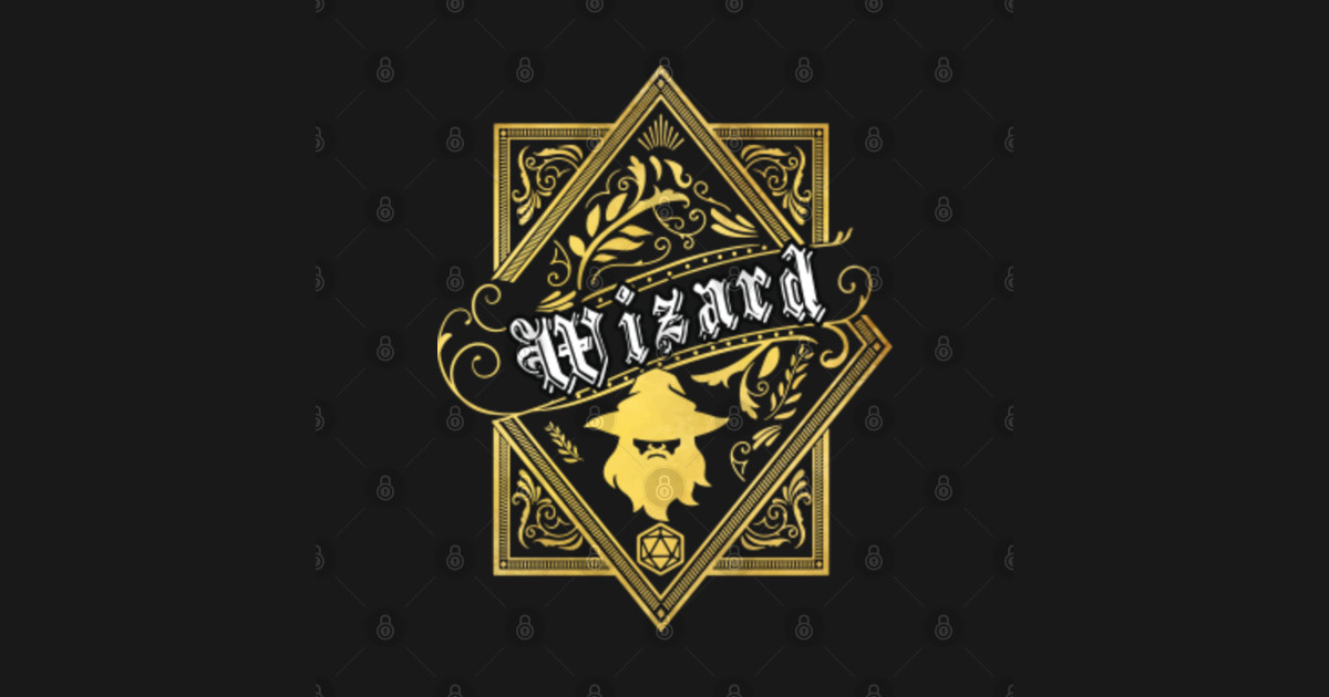 Download DnD Class Emblem Wizard - RPG gift - Rpg - T-Shirt | TeePublic