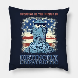 Distinctly Unpatriotic Pillow