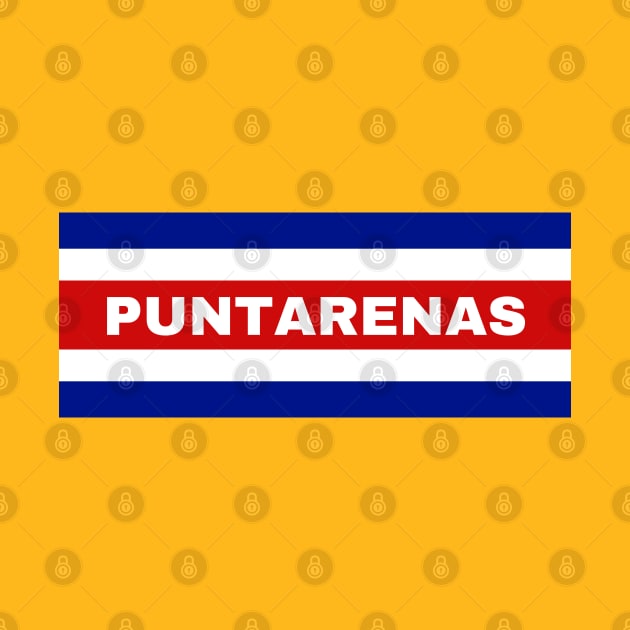 Puntarenas City in Costa Rican Flag Colors by aybe7elf