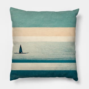 Sailing on a Sunny Day Pillow