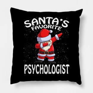 Santas Favorite Psychologist Christmas Pillow