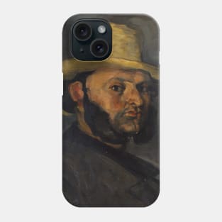 Gustave Boyer in a Straw Hat by Paul Cezanne Phone Case