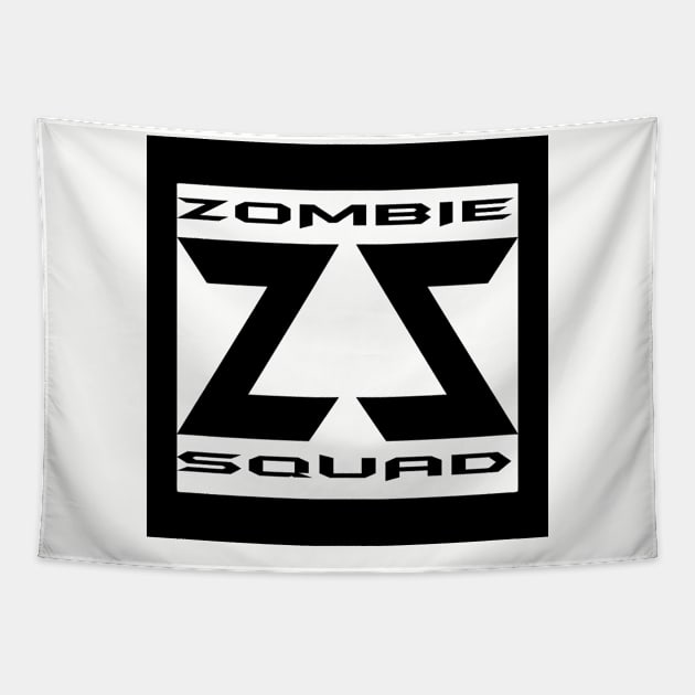 Zombie Squad ZS Rogue (Black) Tapestry by Zombie Squad Clothing