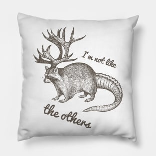 Unusual Deer Racoon Crocodile Animal Pillow