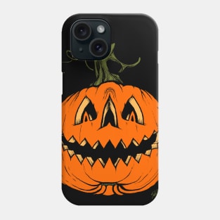 Grim Grinning Gourd Phone Case