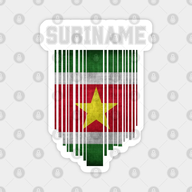 Surinam flag, suriname flag Magnet by eka123