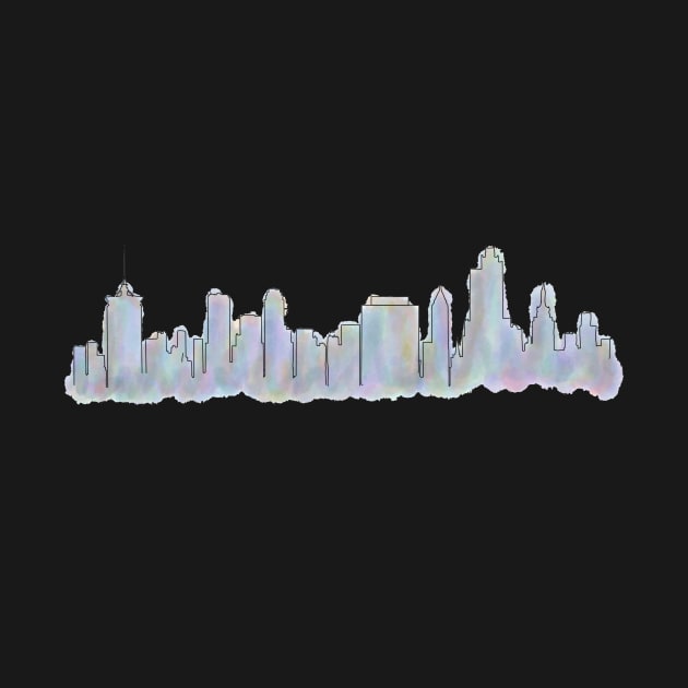 Tulsa Skyline by G.G.  Goods