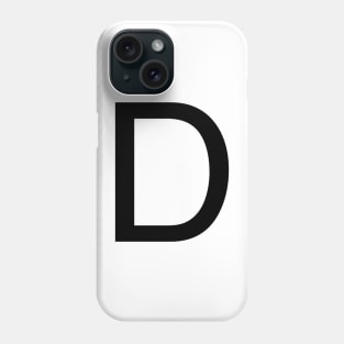 Helvetica D Phone Case