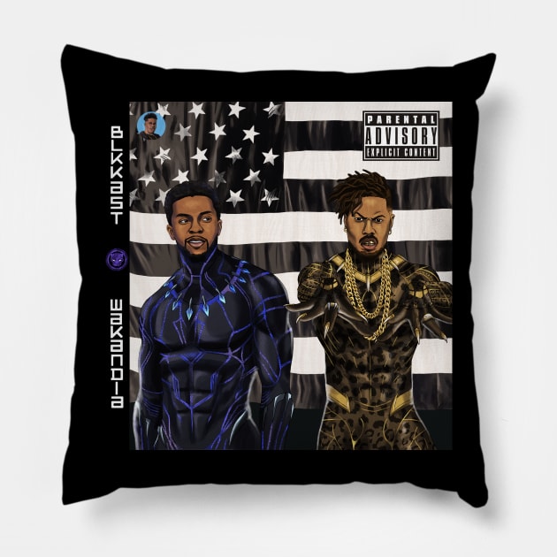 Black Panther / Outkast #1 Pillow by TreTre_Art
