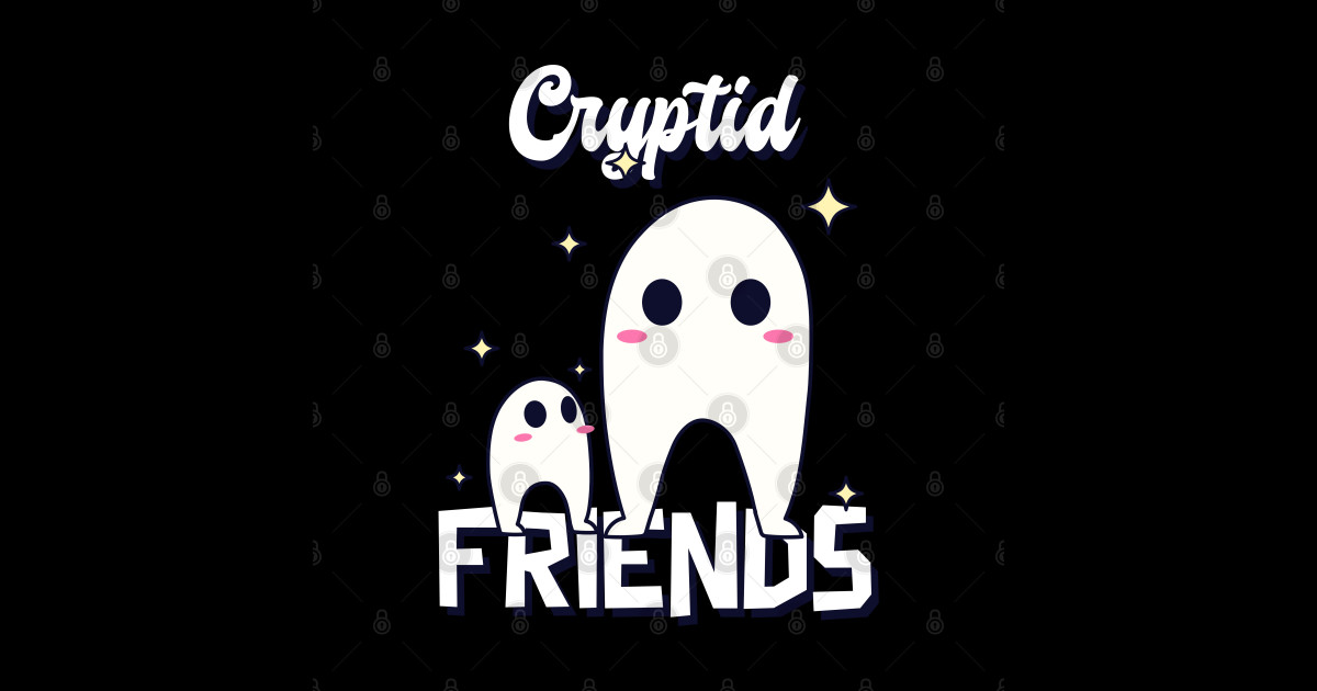 Cryptid Friends - Ghoulverse - Sticker | TeePublic