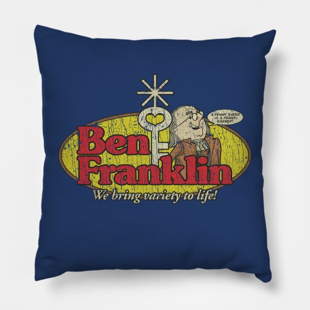 Ben Franklin 1927 Pillow by JCD666