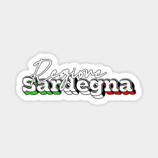 Regione Sardegna --- Retro Design Magnet