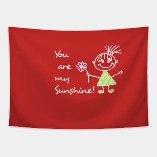 You Are My Sunshine Sticker Tapestry